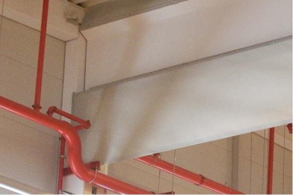 Smoke curtain barriers OTK system